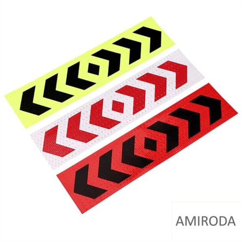 Matrica, fényvisszaverős, 2db / csomag, 10 x 40cm , többféle színben 