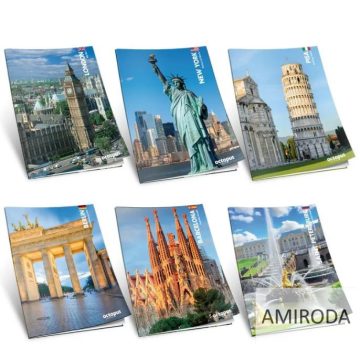 OCTOPUS A5 füzet, vonalas, 52lapos, matt + UV lakk borító