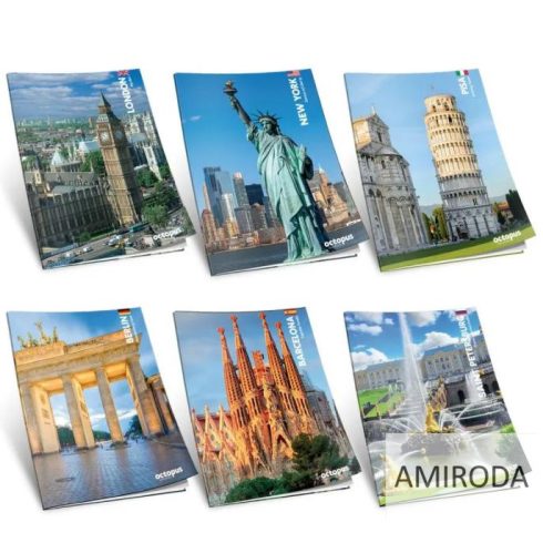 OCTOPUS A5 füzet, kockás, 52lapos, matt + UV lakk borító