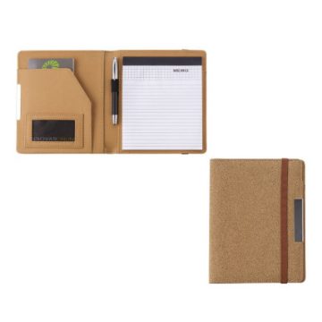 A5 parafa gumis mappa, jegyzettömbbel