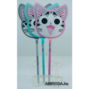   Zselés toll, kupakos, vonalvastagság: 0.38mm, ”CICAFEJ”