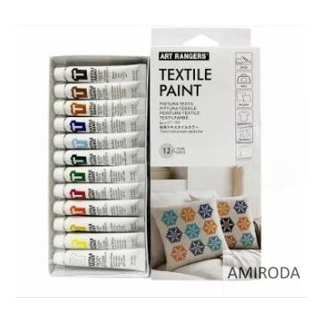 ART RANGERS tubusos textil festék, 12 x 12ml