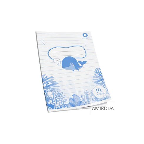 Vonalas füzet , 32lapos, 12-32, III.osztályos