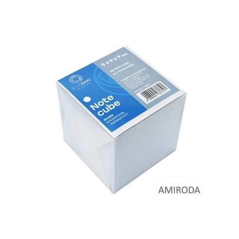 BLUERING kockatömb ragasztott 9x9x9cm, fehér