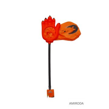   Halloween cukorkazsák, szörny mancs ,kb 1m hosszú karral, a zsák kb 25cm ,