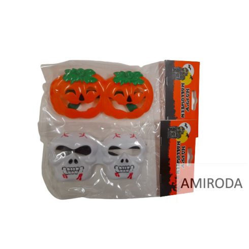 Halloween szemüveg, 2 féle minta