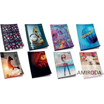   EDUCA Füzet A5, 52lap, vonalas 60 g. papír, különféle minták