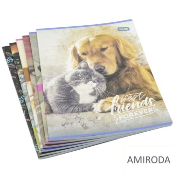   EDUCA Füzet A4, 52lap 60 g. papír , franciakockás, különféle minták