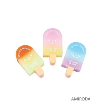 Radír, ombre színes fagyi 