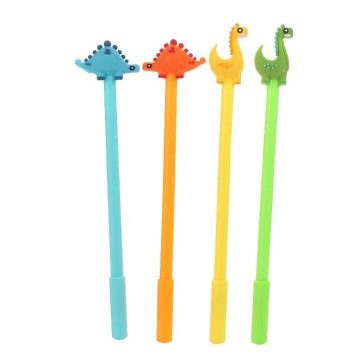 Zselés toll, 0.5mm, "DÍNÓ"