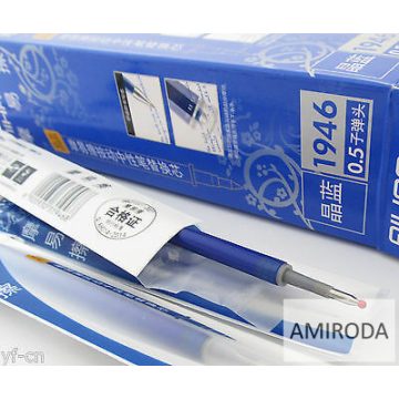   AIHAO radírozható zselés toll betét, vonalvastagság: 0.5mm, kék, 110mm "BULLET POINT"