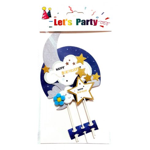 Torta beszúró, sütemény dísz, torta dekor ,5db-os készlet, 15-25cm