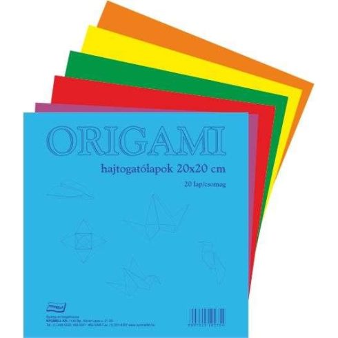Origami hajtogatólapok 20 x 20cm ,20lap /csomag