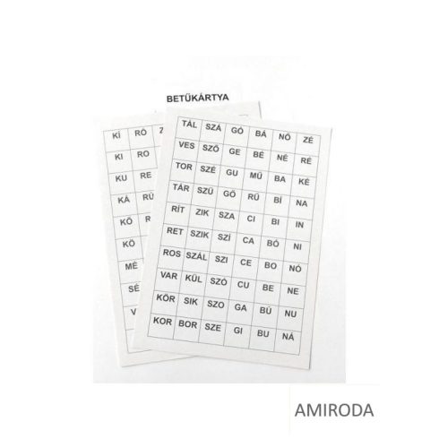 Betűkártya