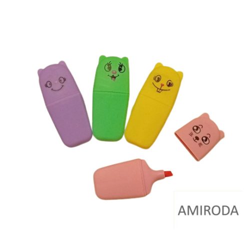 Szövegkiemelő készlet, 4db/tasak 