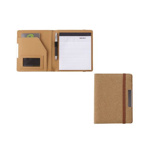 A4 parafa gumis mappa, jegyzettömbbel