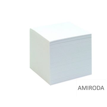 Tépőtömb T-ACTA , 6x6x6cm, fehér ragasztott