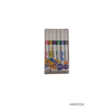   Filctoll , ecsetfilc készlet, 6db-os, METAL, akár műanyag, fém felületre is ,1-5mm