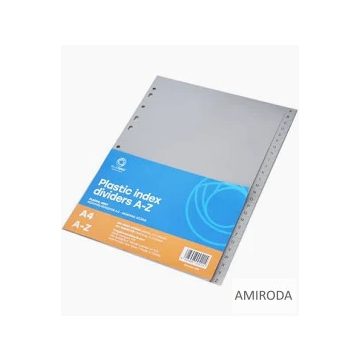 Regiszterlap A/4, A-Z Bluering műanyag szürke