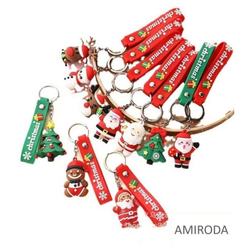 Karácsonyi kulcstartó , különféle kb 5cm-es figurák 