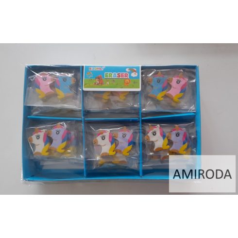 Radír, mini unikornis , 2db/cs