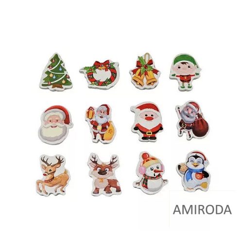 Radír, ünnepi, karácsonyi 