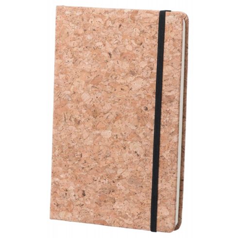 A5 jegyzetfüzet, parafa borítóval, sima lapokkal