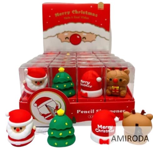 Karácsonyi figurás hegyező