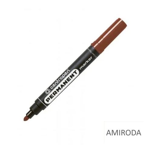 Centropen alkoholos marker, kerek hegy, 2,5mm, barna