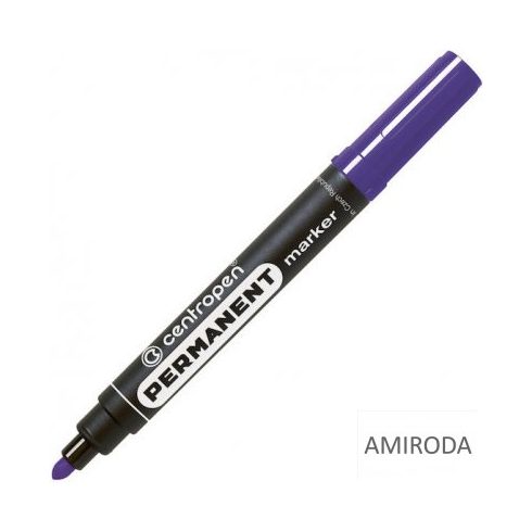 Centropen alkoholos marker, kerek hegy, 2,5mm, lila