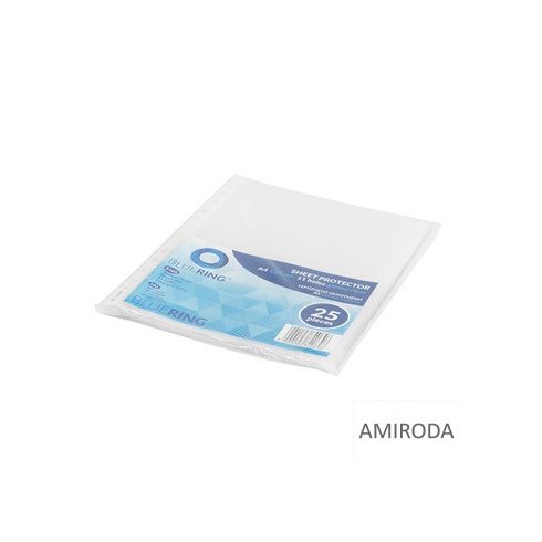 Genotherm lefűzhető, A4, 120 micron víztiszta Bluering® 25 db/csomag,