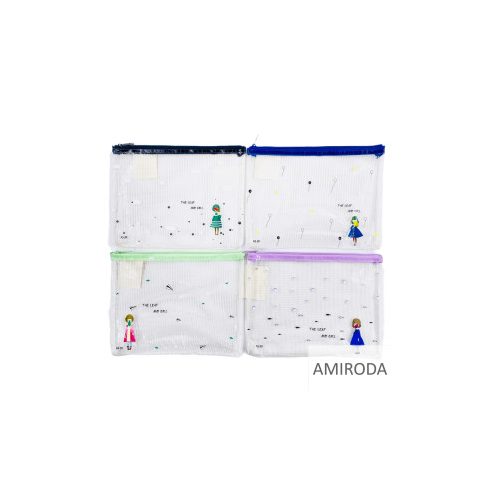 A5 necces PVC irattasak, cipzáras 