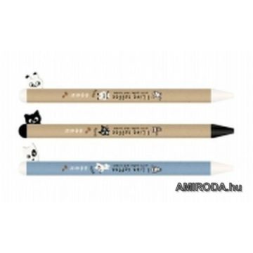   AIHAO zselés toll, vonalvastagság: 0.5mm, írás színe: kék, "I LIKE COFFEE"