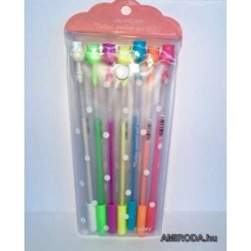   AIHAO 7 db-os színes, pasztell zselés toll készlet, "TULIPS"