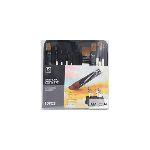 Art Nation  10db-os ecset készlet táskában, különféle méretek