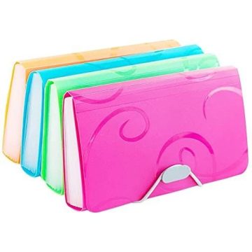 CHANYI gumis csekktartó, 13 zsebes 