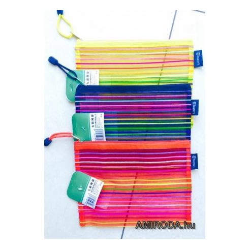 CHANYI A5 textil irattasak, mintás, cipzáras