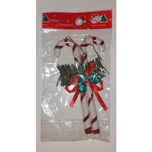 Karácsonyfa dísz, kb 18cm 