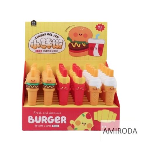Zseléstoll "BURGER" 0,5mm , kék