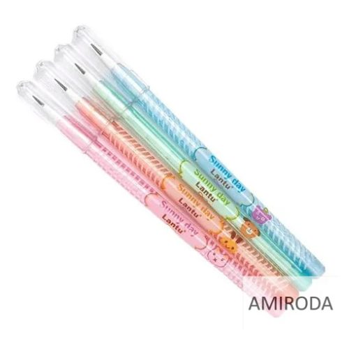 LANTU "SUNNY DAY" tolóbetétes ceruza ,  radír nélkül, 4db/csomag 