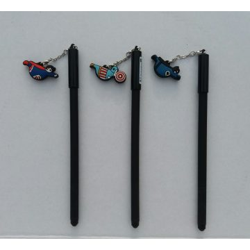 MURA zselés toll, írás színe: kék, „SZUPERHŐS”