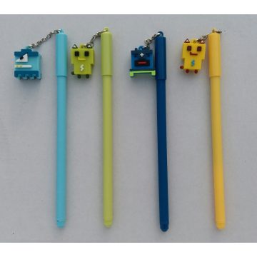 MURA zselés toll, írás színe: kék, „MINECRAFT”