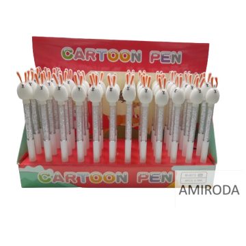   Zseléstoll, csavaros-köves, műanyag nyuszis, 0,7mm, kék írás szín