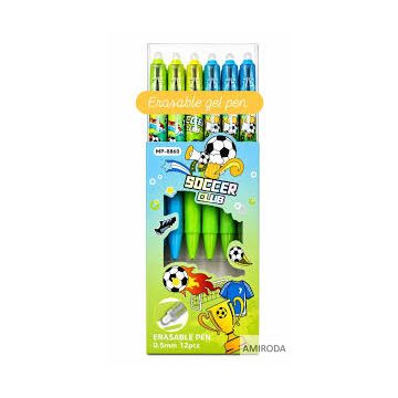 Radírozható zseléstoll "Soccer Club" , 0,5mm  