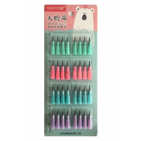MIZHI tolóbetétes ceruza hegy, 36db/csomag