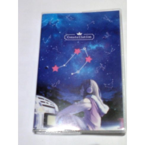 Kisalakú notesz, műanyag borítóban