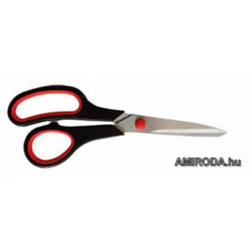   Olló, 20cm, rozsdamentes acél penge, gumírozott fogórész