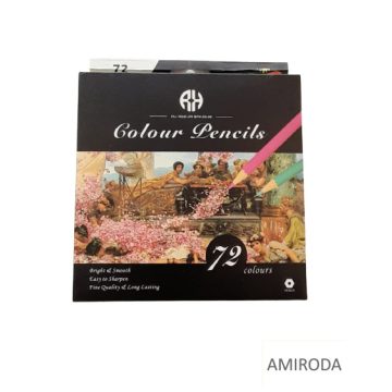 AH 72db-os színes ceruza készlet, hatszögletű
