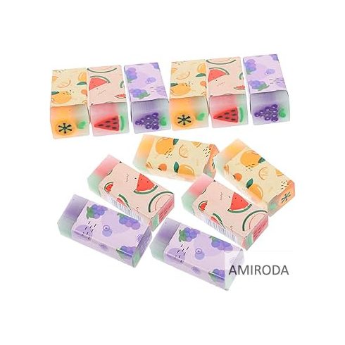 Radír, gyümölcsök