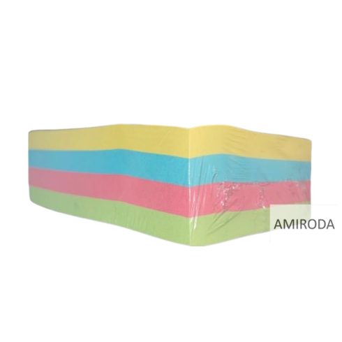 Öntapadós jegyzettömb,  300lapos , multicolor 76 x 127mm